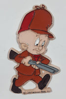 1990 Warner Bros. Looney Tunes Elmer Fudd 1 3/4" x 2 3/4" Rubber Fridge Magnet