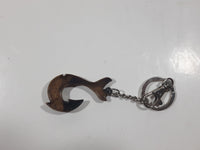 Maui Hook Whale Tail Bone Look Key Chain