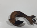 Maui Hook Whale Tail Bone Look Key Chain