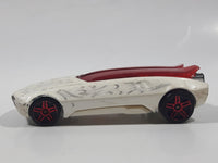 2005 Hot Wheels White Heat Whip Creamer II White Die Cast Toy Car Vehicle with Sliding Canopy