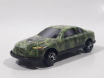 Triceratops Dinosaur Green Pattern Die Cast Toy Car Vehicle