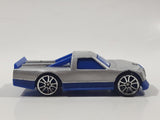 Motor Max Truck Silver and Blue Die Cast Toy Car Vehicle