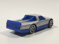 Motor Max Truck Silver and Blue Die Cast Toy Car Vehicle