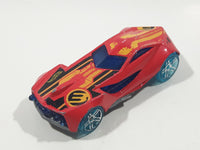 2013 Hot Wheels Road Rockets Urban Agent Red Die Cast Toy Car Vehicle