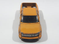 2013 Hot Wheels HW Showroom: HW Hot Trucks Chevy Silverado Metalflake Gold Yellow Die Cast Toy Car Vehicle