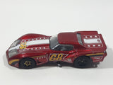 2016 Hot Wheels HW Mild to Wild '76 Greenwood Corvette Metalflake Dark Red Die Cast Toy Car Vehicle