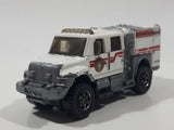 2011 Matchbox Fire International WorkStar Brush Fire Truck 2007 White Die Cast Toy Car Vehicle