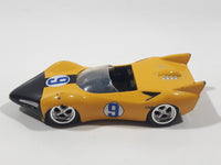 2008 Jada SRE Speed Racer Shooting Star #9 Yellow 1:55 Scale Die Cast Toy Car Vehicle