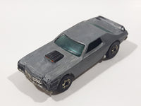 Vintage 1979 Hot Wheels Torino Stocker Black (Bare Metal) Die Cast Toy Car Vehicle