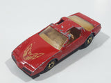 1983 Hot Wheels The Hot Ones 80's Firebird Red Die Cast Toy Car Vehicle