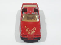 1983 Hot Wheels The Hot Ones 80's Firebird Red Die Cast Toy Car Vehicle