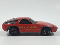 1982 Hot Wheels Porsche 928 P-928 Turbo Red Die Cast Toy Car Vehicle Made in Hong Kong