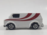 Vintage Unknown Brand 8637 Van White Die Cast Toy Car Vehicle