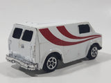 Vintage Unknown Brand 8637 Van White Die Cast Toy Car Vehicle