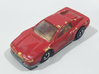Rare 1988 Hot Wheels Auto Magic II Ferrari Testarossa Red Die Cast Toy Car Vehicle