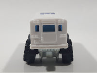 2015 Matchbox MBX Adventure City Scholar Hauler White Die Cast Toy Car Vehicle