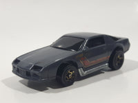 2013 Hot Wheels Muscle Mania Camaro Z28 Flat Dark Grey Die Cast Toy Car Vehicle