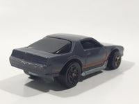 2013 Hot Wheels Muscle Mania Camaro Z28 Flat Dark Grey Die Cast Toy Car Vehicle