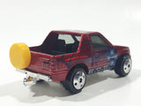 2001 Matchbox S.O.S. / Survival Isuzu Amigo Red 1:57 Scale Die Cast Toy Car Vehicle