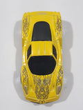 2005 Hot Wheels Enzo Ferrari Yellow Die Cast Toy Car Vehicle