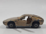 Vintage 1980 Lesney Matchbox Superfast No. 59 Porsche 928 Gold Die Cast Toy Car Vehicle with Opening Doors