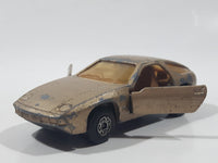 Vintage 1980 Lesney Matchbox Superfast No. 59 Porsche 928 Gold Die Cast Toy Car Vehicle with Opening Doors