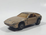 Vintage 1980 Lesney Matchbox Superfast No. 59 Porsche 928 Gold Die Cast Toy Car Vehicle with Opening Doors