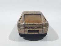 Vintage 1980 Lesney Matchbox Superfast No. 59 Porsche 928 Gold Die Cast Toy Car Vehicle with Opening Doors