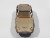 Vintage 1980 Lesney Matchbox Superfast No. 59 Porsche 928 Gold Die Cast Toy Car Vehicle with Opening Doors