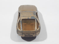 Vintage 1980 Lesney Matchbox Superfast No. 59 Porsche 928 Gold Die Cast Toy Car Vehicle with Opening Doors