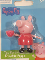 2023 Hasbro Just Play eOne Peppa Pig Tea Party Peppa Pig 2 1/4" Tall Toy Figure New in Package