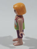 1989 Geobra Playmobil Summer Vacation Home Country Cottage Doll House Play Set Blonde Girl 2" Tall Toy Figure