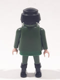 1993 Geobra Playmobil Man in Plaid Shirt and Vest 2 3/4" Tall Toy Figure