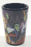 Disney Jerry Leigh Villains Ursula Evil Queen Maleficent Cruella de Vil The Queen of Hearts 2 1/2" Tall Shot Glass