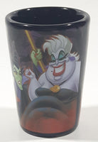 Disney Jerry Leigh Villains Ursula Evil Queen Maleficent Cruella de Vil The Queen of Hearts 2 1/2" Tall Shot Glass