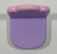 Small Light Purple and Pink 1" Tall Plastic Toy Chair Doll House Furniture