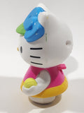 2013 McDonald's Sanrio Hello Kitty Loves Tennis 3" Tall Plastic Toy Figure