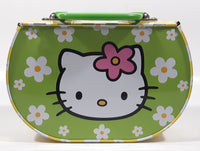 2003 Sanrio Hello Kitty Purse Shaped Tin Metal Lunch Box Container