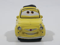 Disney Pixar Cars Fiat 500 Luigi Yellow Die Cast Toy Car Vehicle W2097