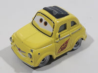Disney Pixar Cars Fiat 500 Luigi Yellow Die Cast Toy Car Vehicle W2097