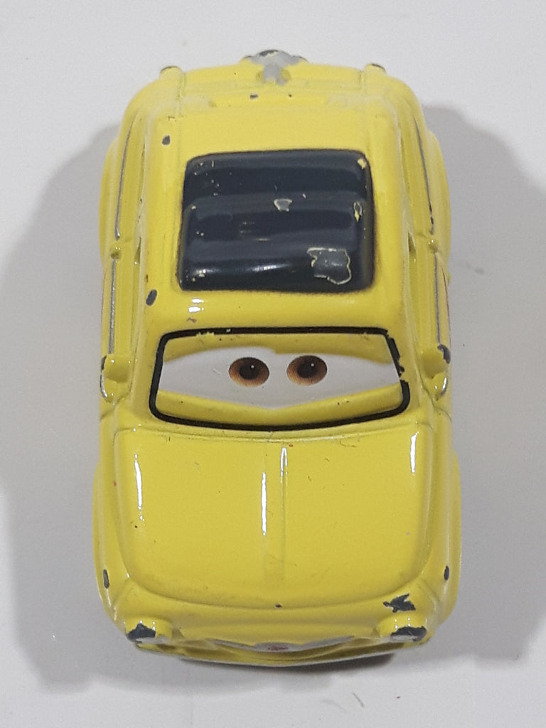 Disney Pixar Cars Fiat 500 Luigi Yellow Die Cast Toy Car Vehicle W2097 ...