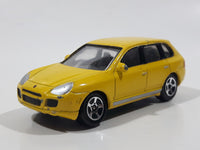 RealToy Porsche Cayenne Turbo Yellow 1:61 Scale Die Cast Toy Car Vehicle