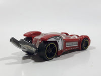 2017 Hot Wheels Experimotors Tooligan Satin Red Die Cast Toy Tool Wrench Car Vehicle