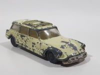 Vintage 1960s Husky Citroen Safari Cream White Die Cast Toy Car Vehicle Made in Gt. Britain