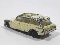 Vintage 1960s Husky Citroen Safari Cream White Die Cast Toy Car Vehicle Made in Gt. Britain