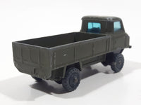 Vintage 1960s Husky Forward Control Land Rover Truck Army Green Die Cast Toy Car Vehicle Made in Gt. Britain