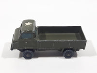 Vintage 1960s Husky Forward Control Land Rover Truck Army Green Die Cast Toy Car Vehicle Made in Gt. Britain