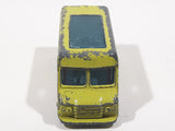 Vintage 1960s Husky Commer 'Walk-Thru' Van Lime Green Die Cast Toy Car Vehicle with Sliding Doors Made in Gt. Britain