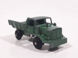 Vintage Marx Dump Truck Army Green 2 1/4" Die Cast Toy Car Vehicle Made in Hong Kong