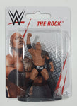 2018 Mattel WWE The Rock 3" Tall Toy Wrestler Mini Figure New in Package